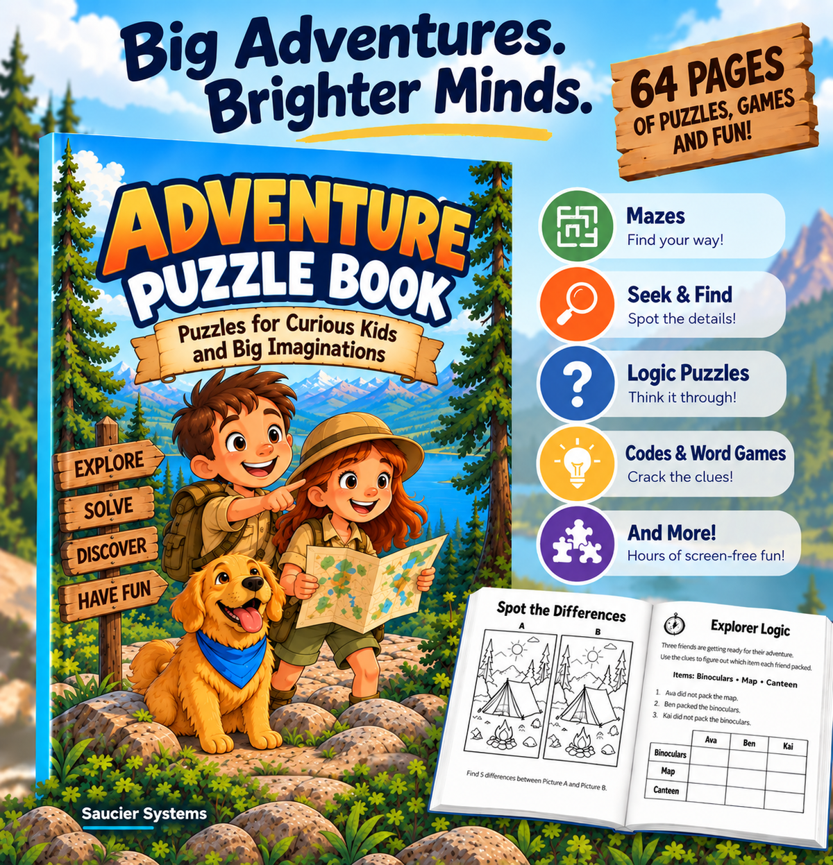 Adventure Puzzle Book